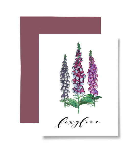 Foxglove Card