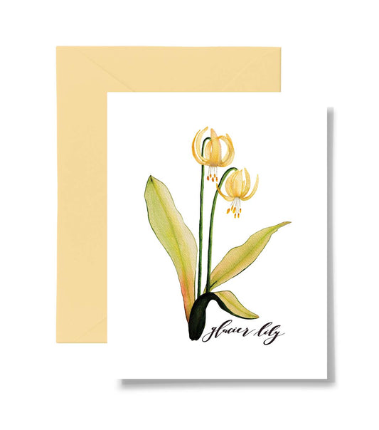 Glacier Lily Card