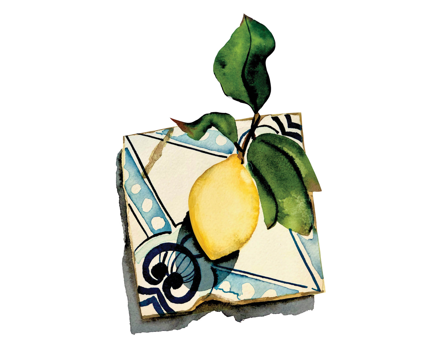 Lemon Tile Card